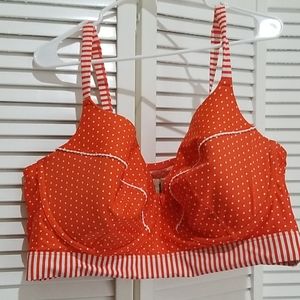 Orange Lane Bryant Swim Top